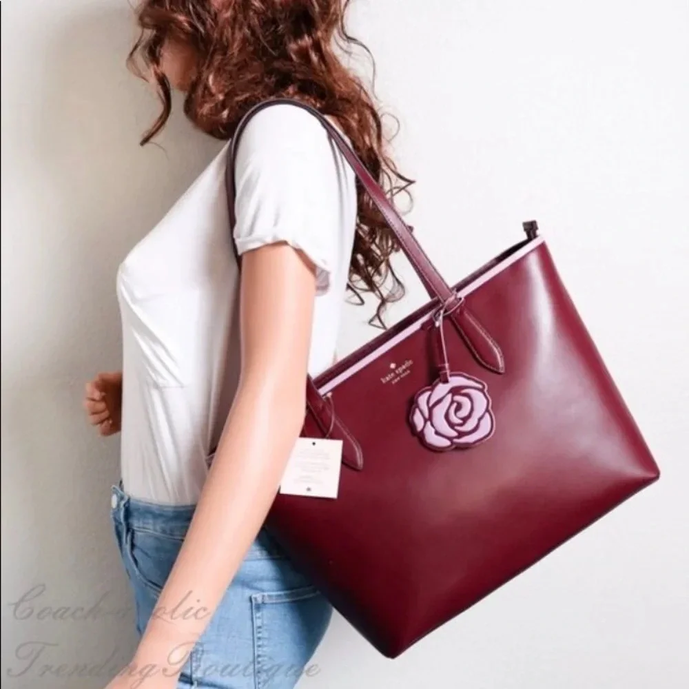 Kate Spade Patti Leather Tote Shoulder Bag rare edition